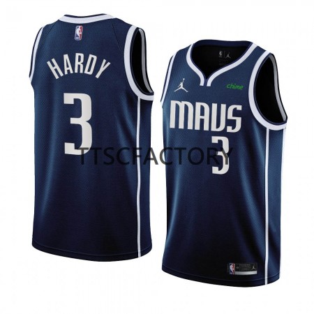 Maglia NBA Dallas Mavericks Jaden Hardy 3 Nike 2022-23 Statement Edition Navy Swingman - Uomo